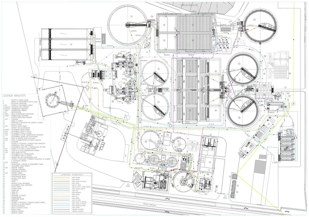 Sewage treatment plant of Foligno cooprogetti
